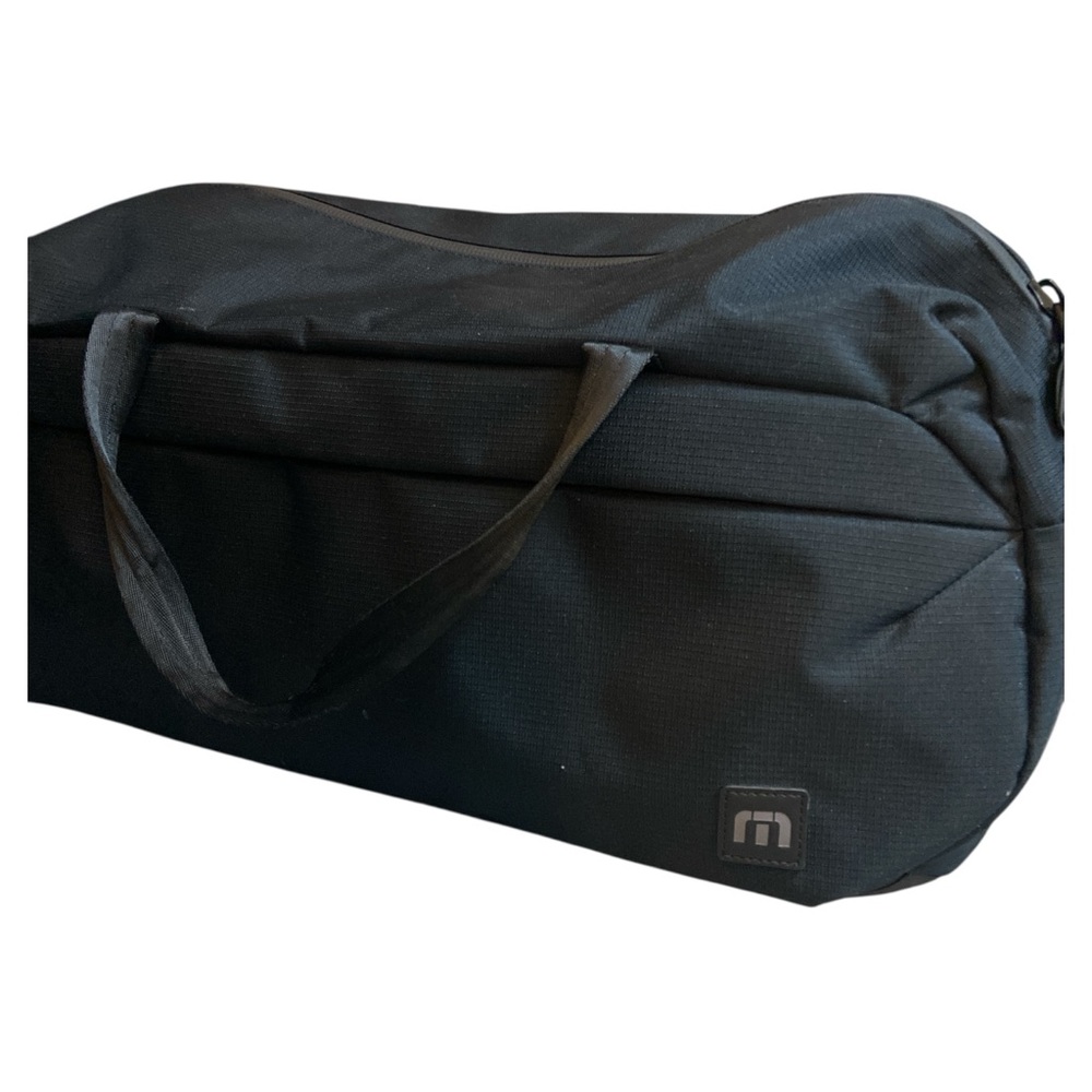 Like New Travis Mathew Black Duffel Bag